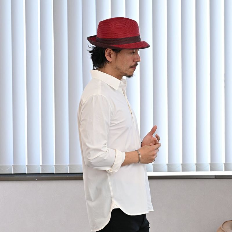 ダスマルカのソフトハット Florence（フローレンス） ルビー