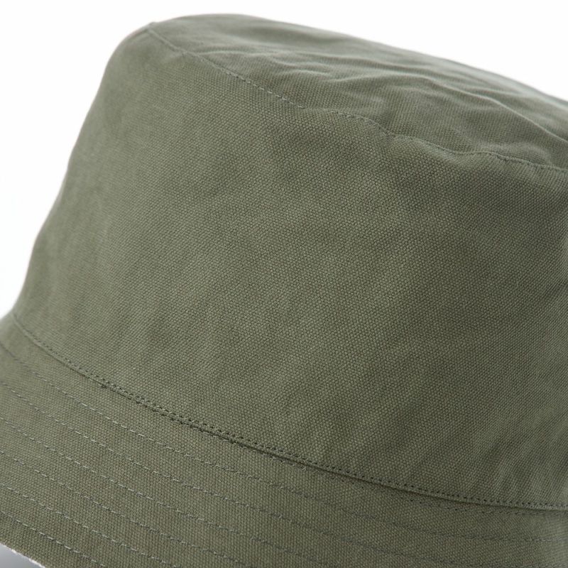 フェイルスワースのバケットハット Cotton Reversible（コットンリバーシブル） オリーブ