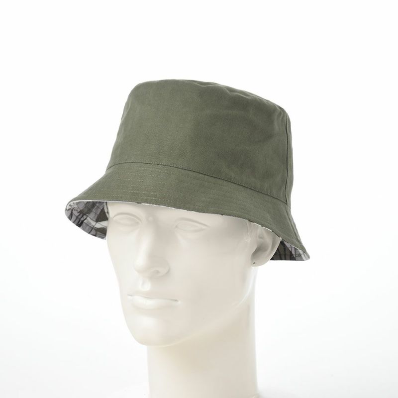 フェイルスワースのバケットハット Cotton Reversible（コットンリバーシブル） オリーブ