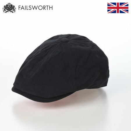 フェイルスワースのキャスケット Canvas Hudson（キャンバス ハドソン） ブラック