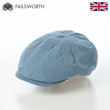 フェイルスワースのキャスケット Canvas Hudson（キャンバス ハドソン） スカイブルー