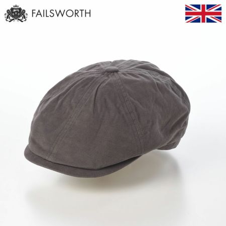 フェイルスワースのキャスケット Canvas Hudson（キャンバス ハドソン） スチールグレー