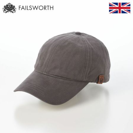 フェイルスワースのベースボールキャップ Canvas Baseball（キャンバス ベースボール） スチールグレー