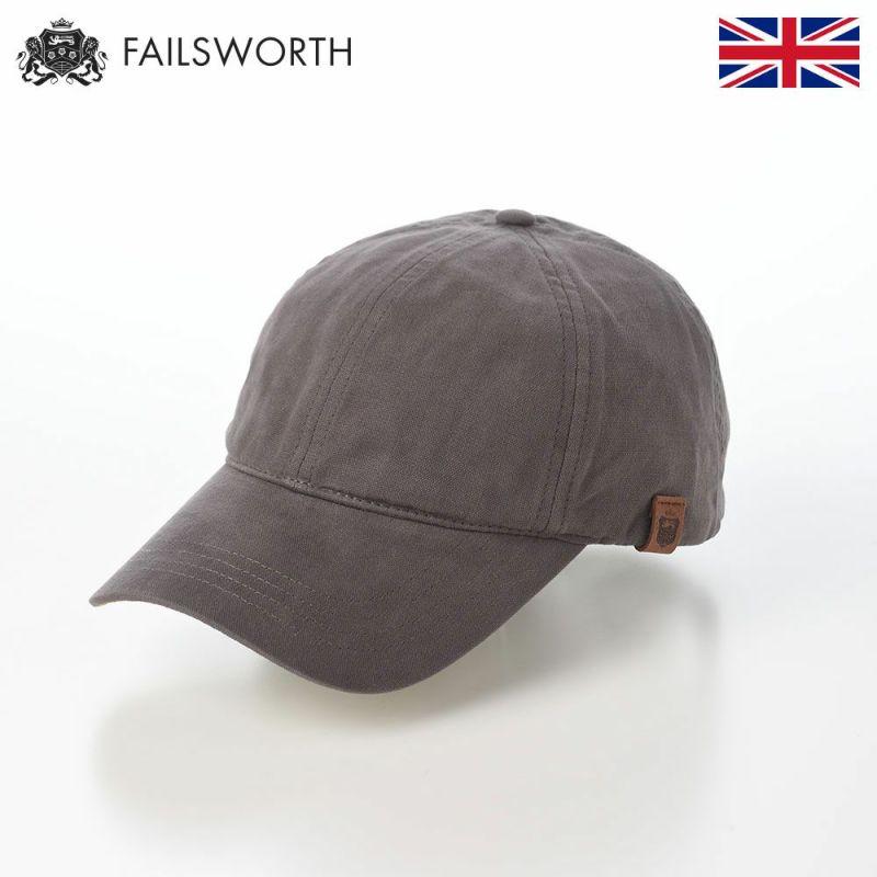 フェイルスワースのベースボールキャップ Canvas Baseball（キャンバス ベースボール） スチールグレー