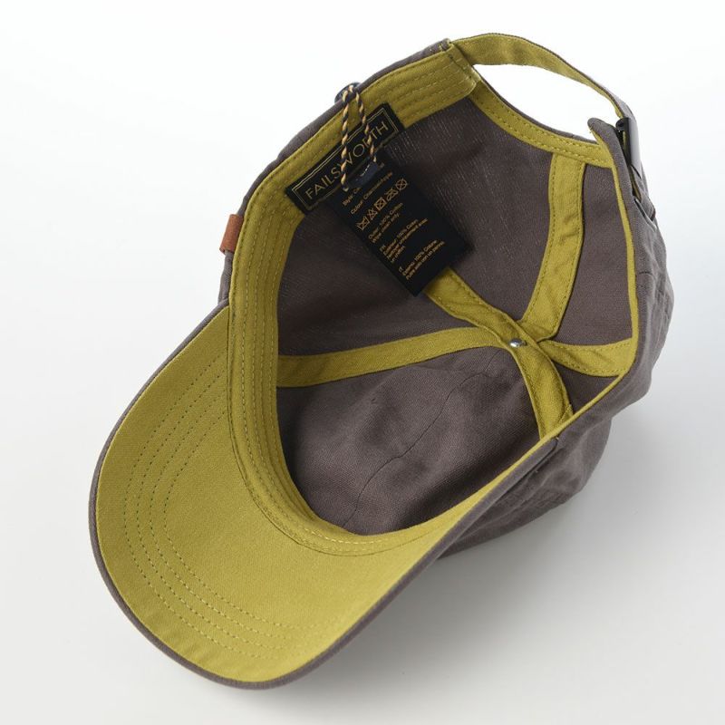 フェイルスワースのベースボールキャップ Canvas Baseball（キャンバス ベースボール） スチールグレー