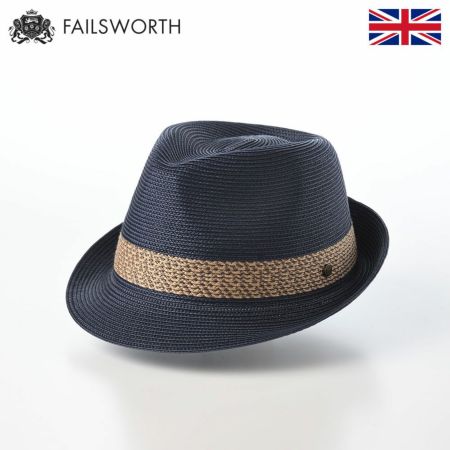 フェイルスワースのブレードハット Milan Trilby（ミラン トリルビー） ネイビー