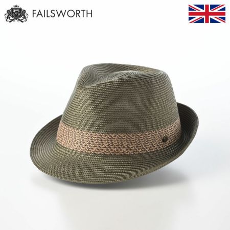フェイルスワースのブレードハット Milan Trilby（ミラン トリルビー） オリーブ