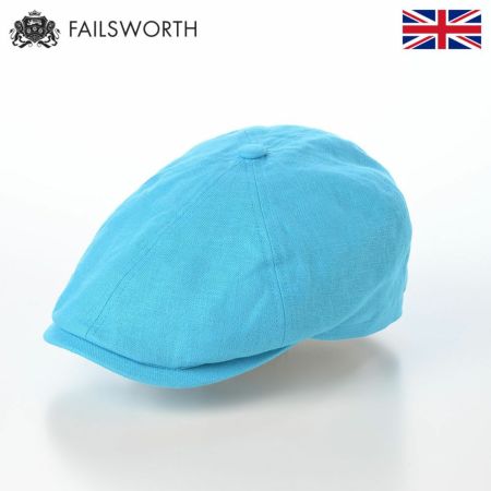 フェイルスワースのハンチング Irish Linen Hudson（アイリッシュ リネン ハドソン） アクア