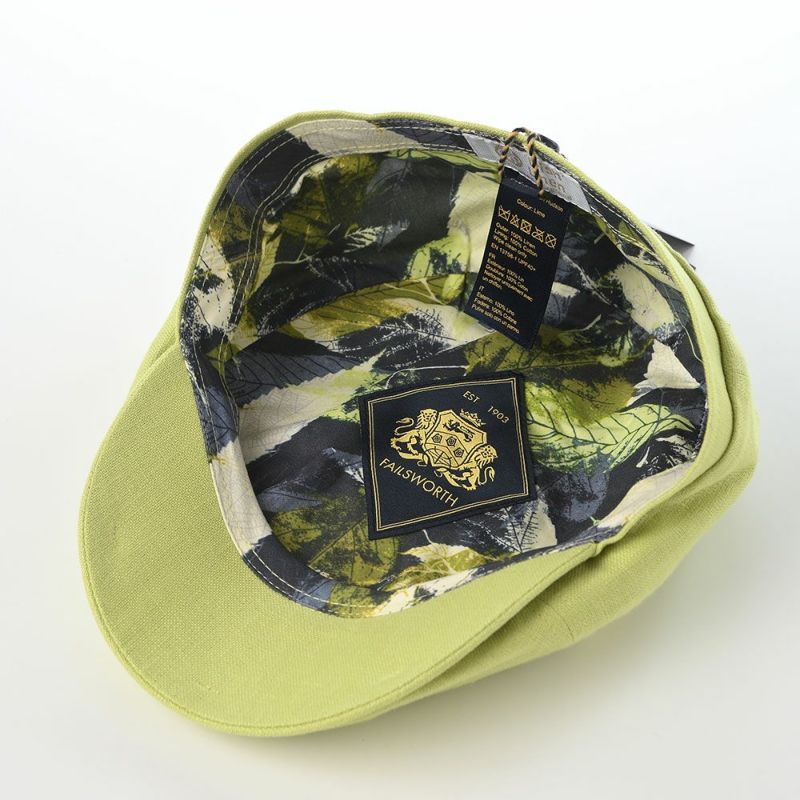 フェイルスワースのハンチング Irish Linen Hudson（アイリッシュ リネン ハドソン） ライム