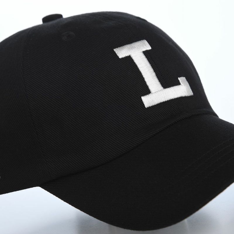 ラコステのキャップ COTTON TWILL L CAP（コットンツイル L キャップ） L1366 ブラック