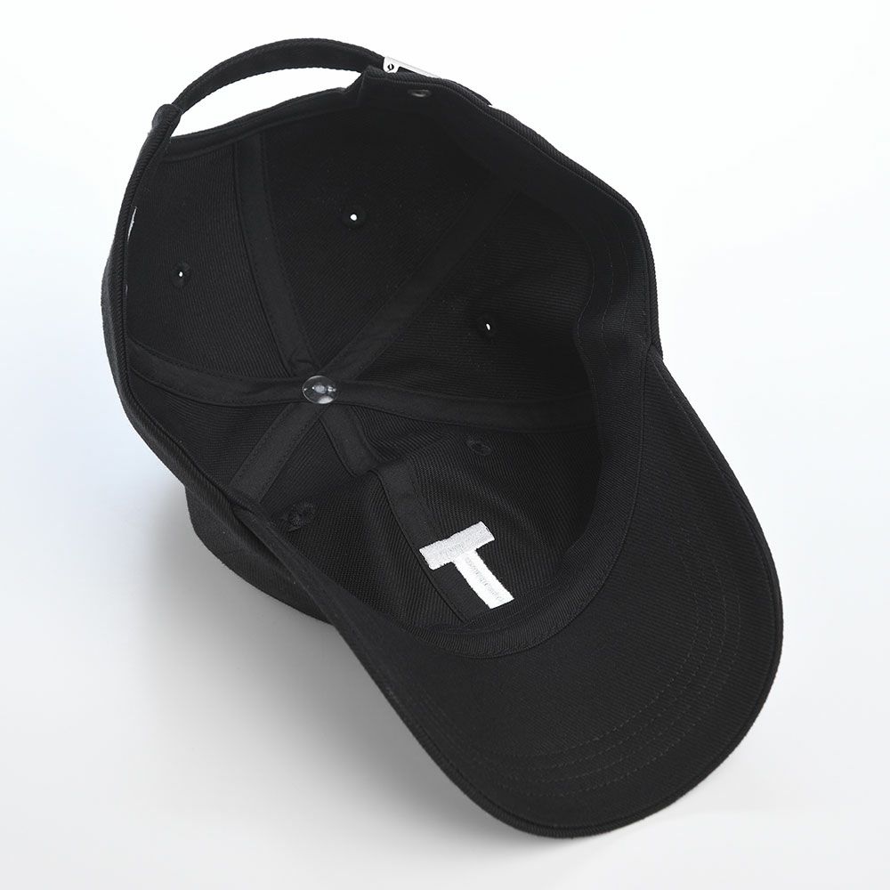 ラコステのキャップ COTTON TWILL L CAP（コットンツイル L キャップ） L1366 ブラック
