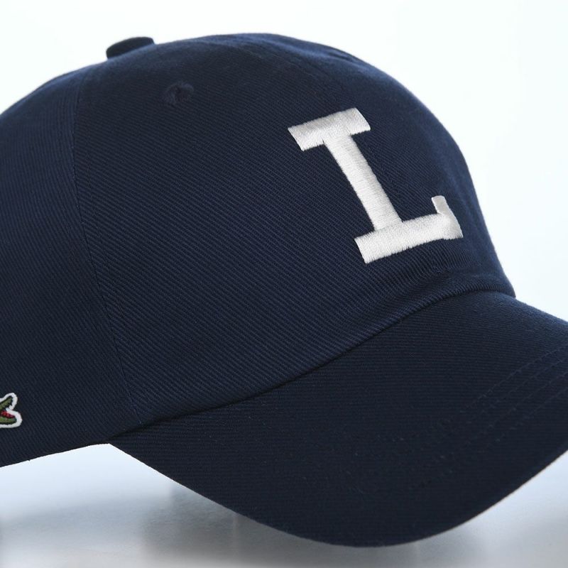 ラコステのキャップ COTTON TWILL L CAP（コットンツイル L キャップ） L1366 ネイビー
