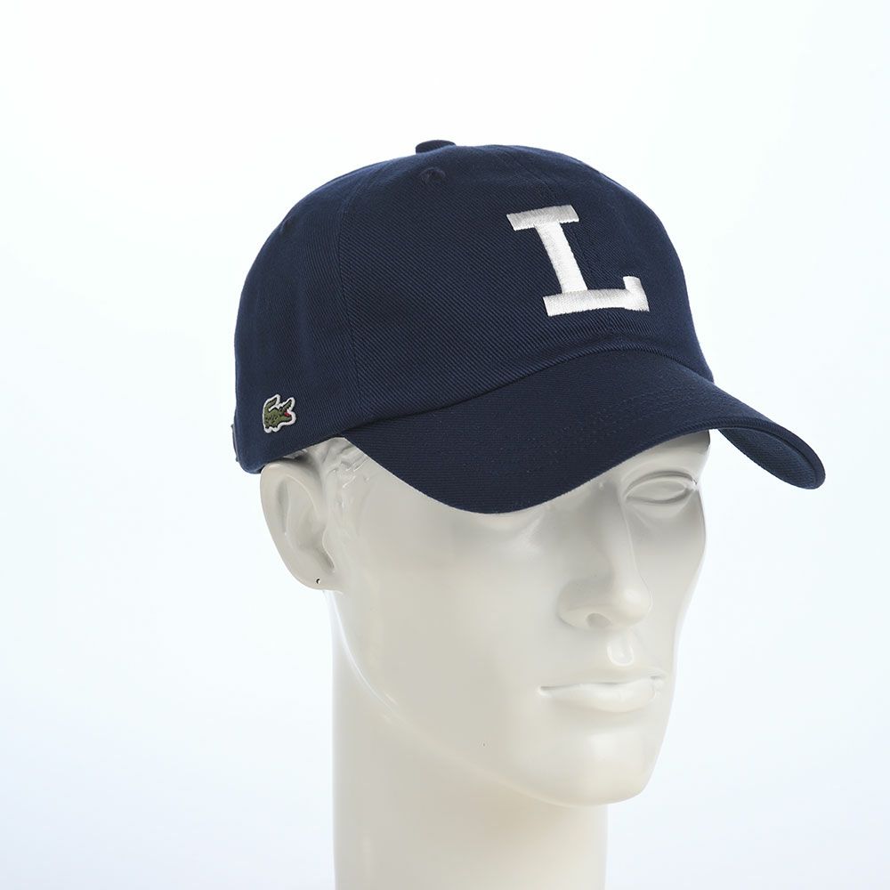 ラコステのキャップ COTTON TWILL L CAP（コットンツイル L キャップ） L1366 ネイビー