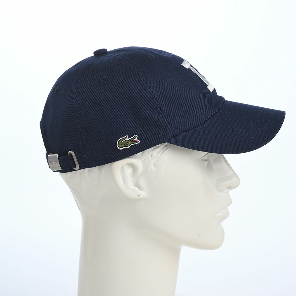 ラコステのキャップ COTTON TWILL L CAP（コットンツイル L キャップ） L1366 ネイビー