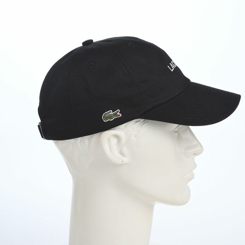 ラコステのキャップ LACOSTE EMB CAP（ラコステ エンブロイダリー キャップ） L1372 ブラック