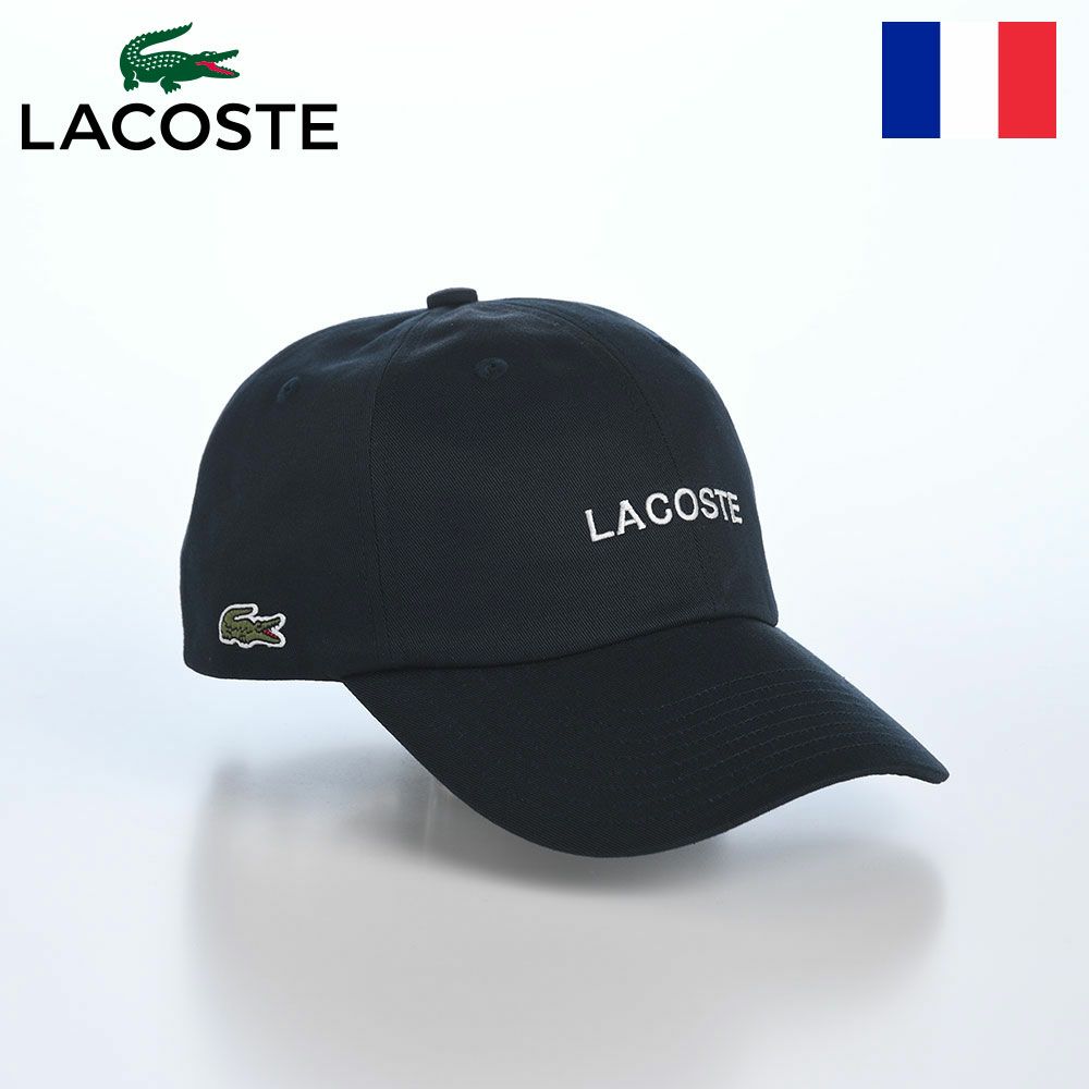 ラコステのキャップ LACOSTE EMB CAP（ラコステ エンブロイダリー キャップ） L1372 ネイビー