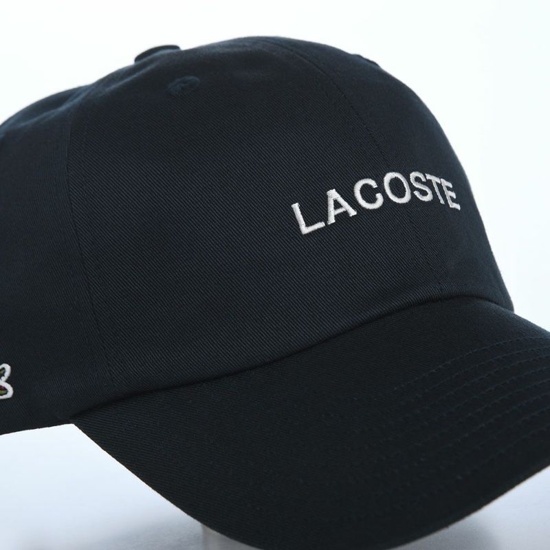 ラコステのキャップ LACOSTE EMB CAP（ラコステ エンブロイダリー キャップ） L1372 ネイビー