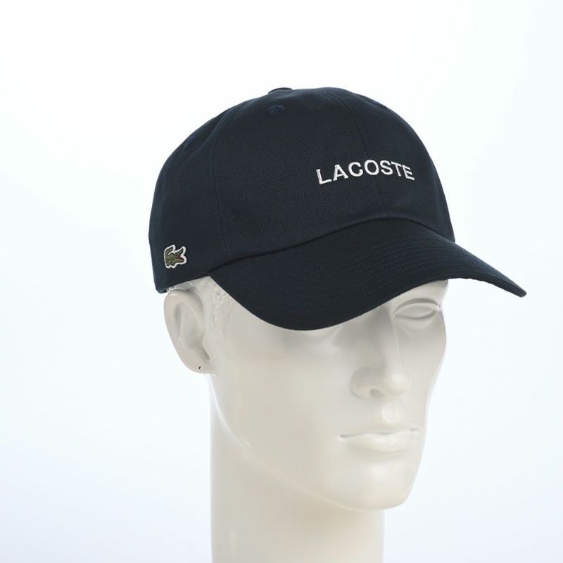 ラコステのキャップ LACOSTE EMB CAP（ラコステ エンブロイダリー キャップ） L1372 ネイビー