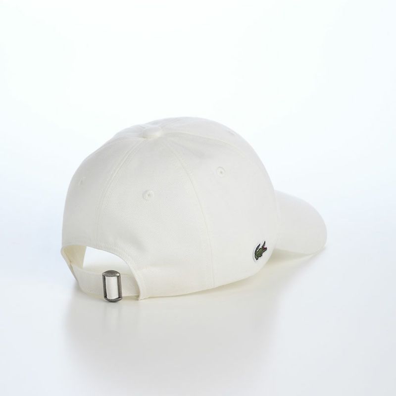 ラコステのキャップ LACOSTE EMB CAP（ラコステ エンブロイダリー キャップ） L1372 オフホワイト