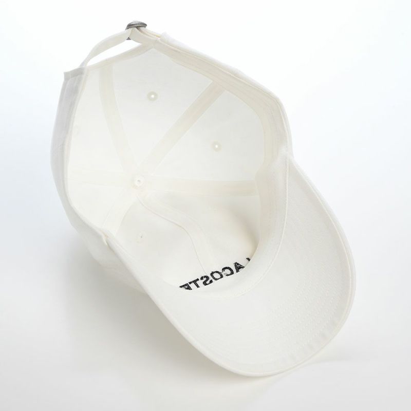 ラコステのキャップ LACOSTE EMB CAP（ラコステ エンブロイダリー キャップ） L1372 オフホワイト
