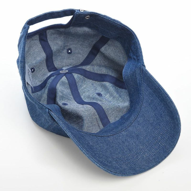 ラコステのキャップ 8oz DENIM CAP（8オンス デニム キャップ） L7148 ブルー