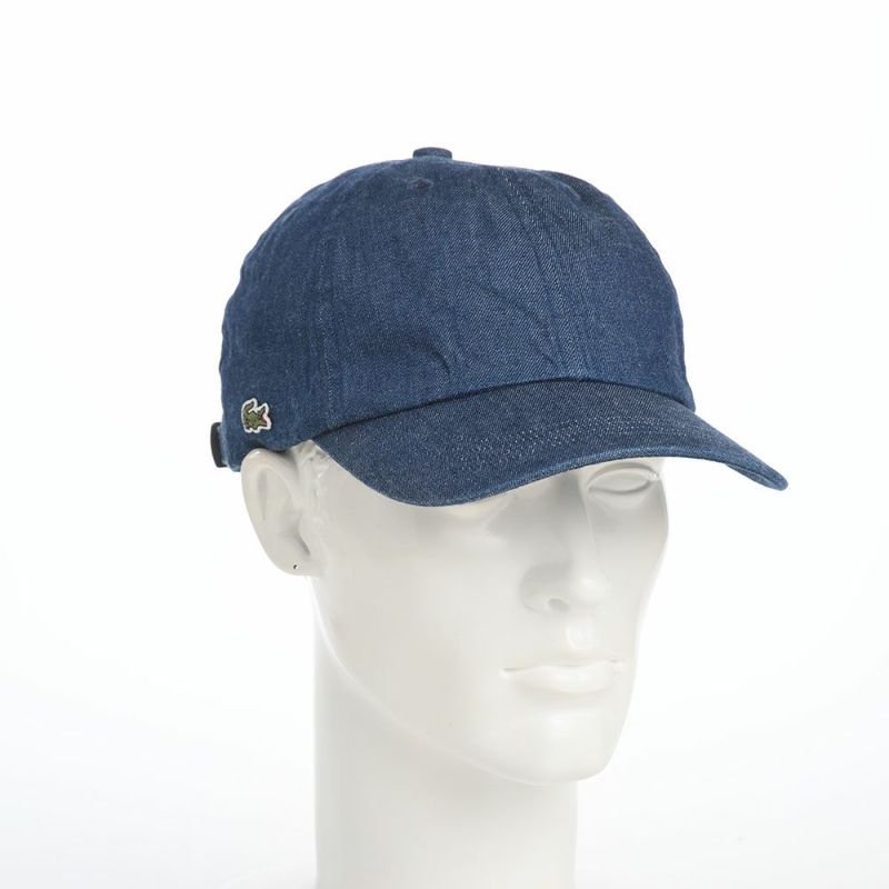 ラコステのキャップ 8oz DENIM CAP（8オンス デニム キャップ） L7148 ブルー
