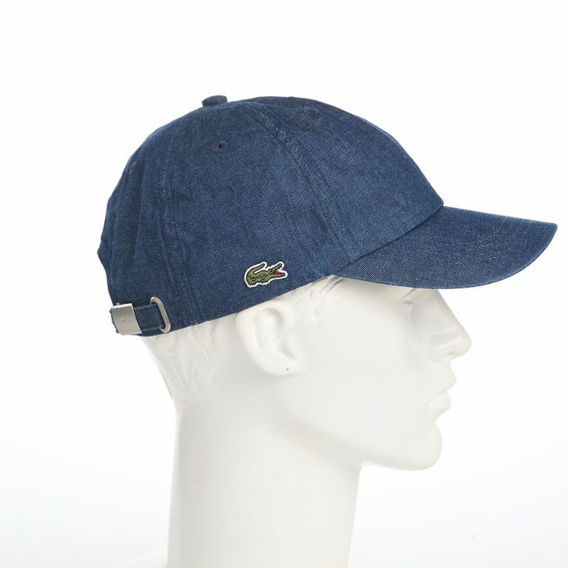 ラコステのキャップ 8oz DENIM CAP（8オンス デニム キャップ） L7148 ブルー
