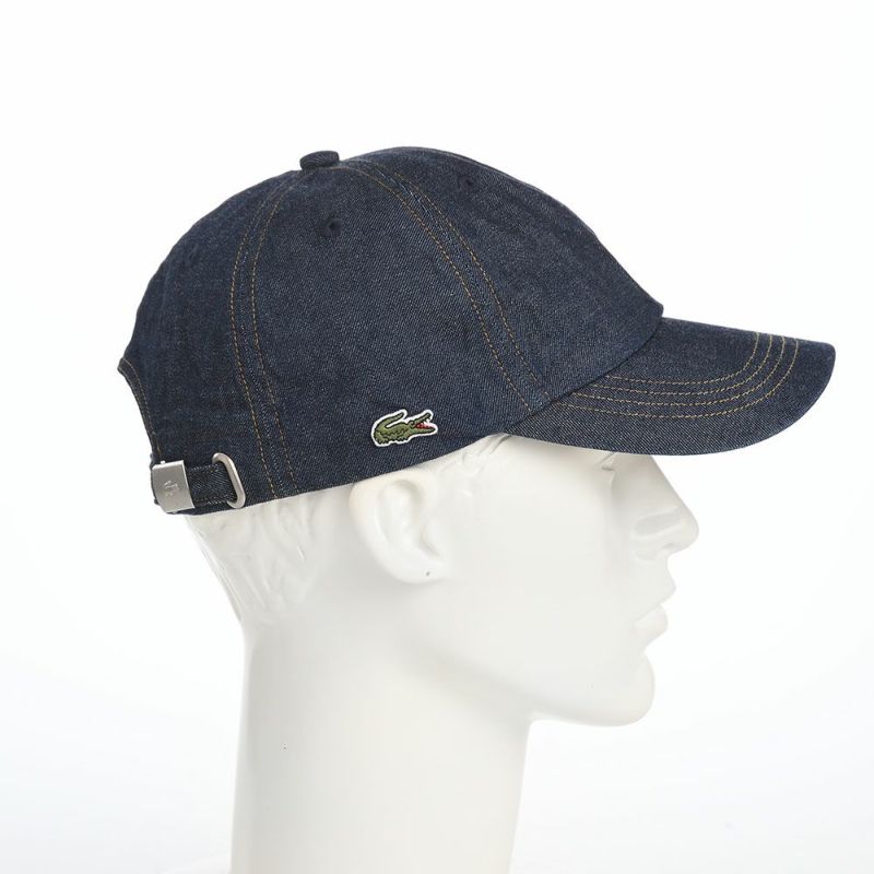 ラコステのキャップ 8oz DENIM CAP（8オンス デニム キャップ） L7148 ネイビー