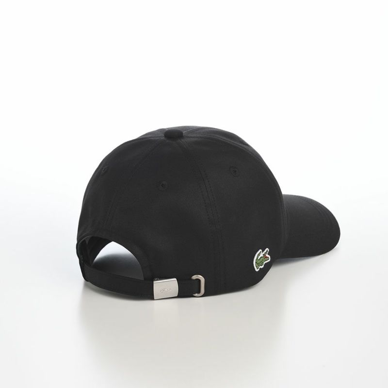 ラコステのキャップ GABARDINE CAP（ギャバジン キャップ） L7150 ブラック