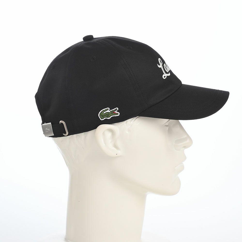 ラコステのキャップ GABARDINE CAP（ギャバジン キャップ） L7150 ブラック