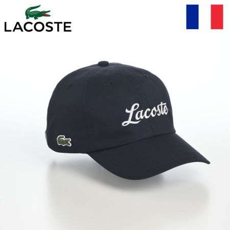 ラコステのキャップ GABARDINE CAP（ギャバジン キャップ） L7150 ネイビー