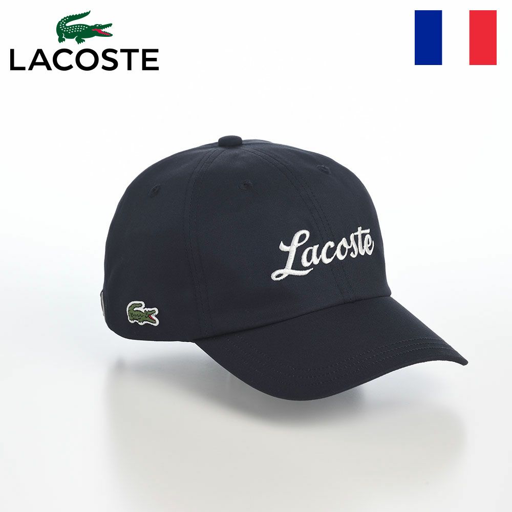 ラコステのキャップ GABARDINE CAP（ギャバジン キャップ） L7150 ネイビー