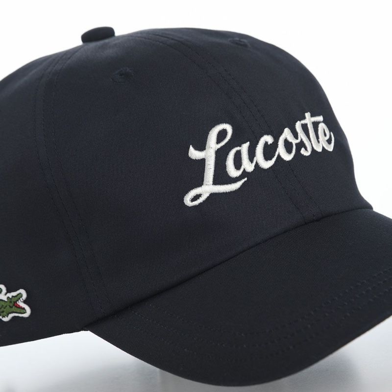 ラコステのキャップ GABARDINE CAP（ギャバジン キャップ） L7150 ネイビー