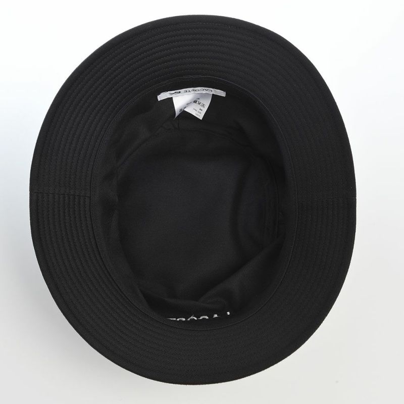 ラコステのバケットハット LACOSTE EMB BUCKET HAT（ラコステ エンブロイダリー バケットハット） L1371 ブラック