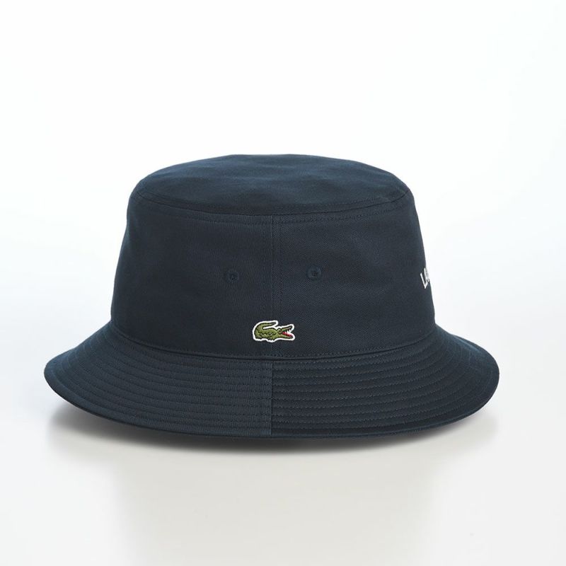 ラコステのバケットハット LACOSTE EMB BUCKET HAT（ラコステ エンブロイダリー バケットハット） L1371 ネイビー