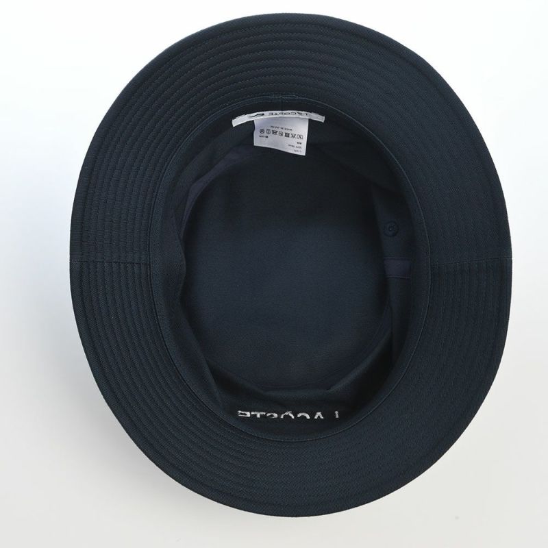 ラコステのバケットハット LACOSTE EMB BUCKET HAT（ラコステ エンブロイダリー バケットハット） L1371 ネイビー