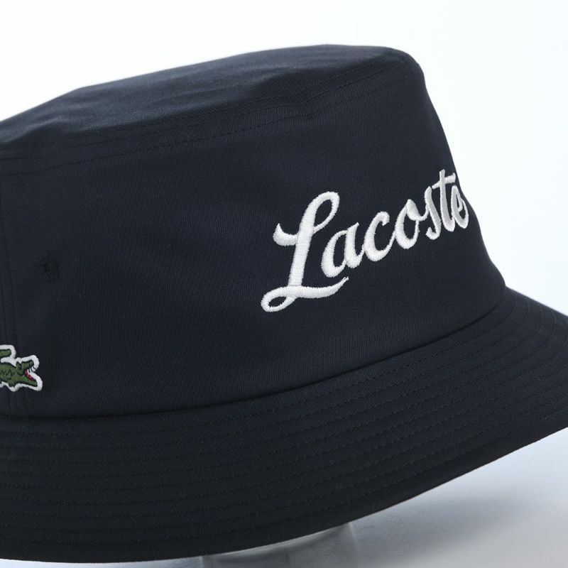 ラコステのバケットハット GABARDINE BUCKET HAT（ギャバジン バケットハット） L7151 ネイビー