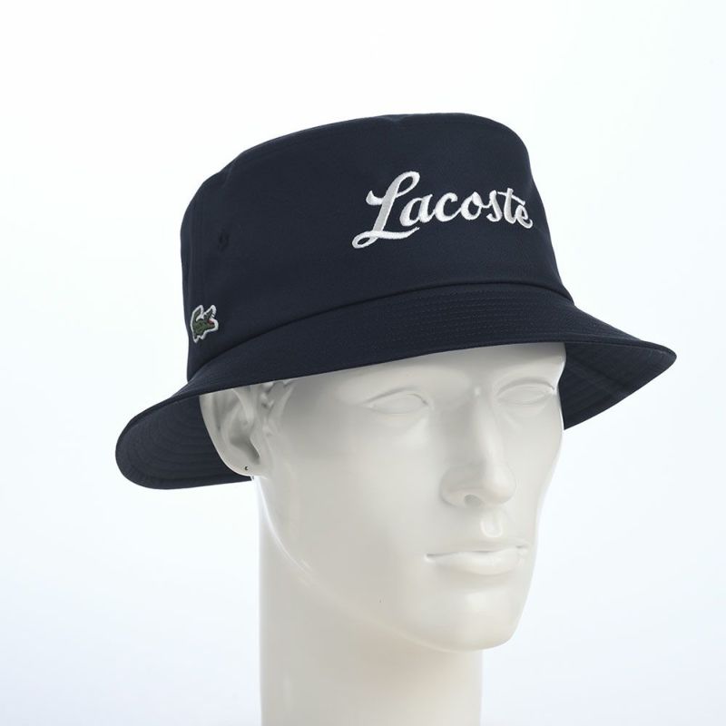 ラコステのバケットハット GABARDINE BUCKET HAT（ギャバジン バケットハット） L7151 ネイビー