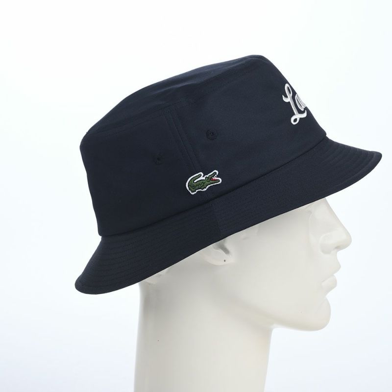 ラコステのバケットハット GABARDINE BUCKET HAT（ギャバジン バケットハット） L7151 ネイビー