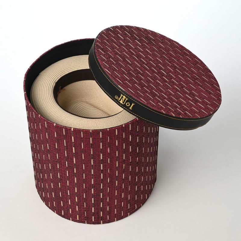 ノルの帽子用品 Long Hat Box（ハット収納箱） ブラウン