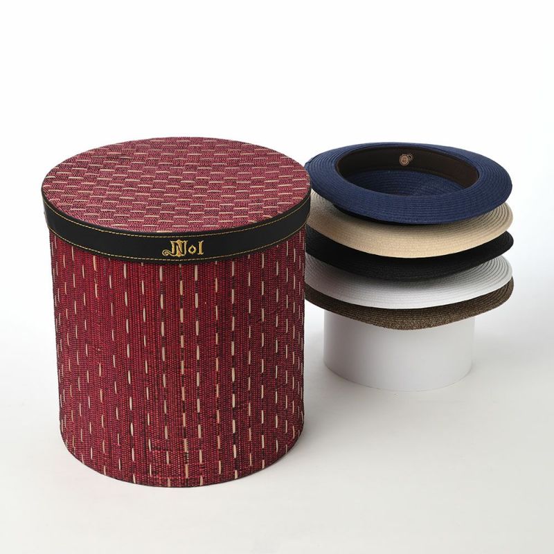 ノルの帽子用品 Long Hat Box（ハット収納箱） ブラウン