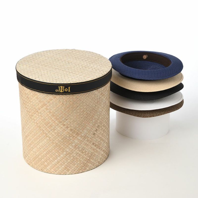 ノルの帽子用品 Long Hat Box（ハット収納箱） ナチュラル