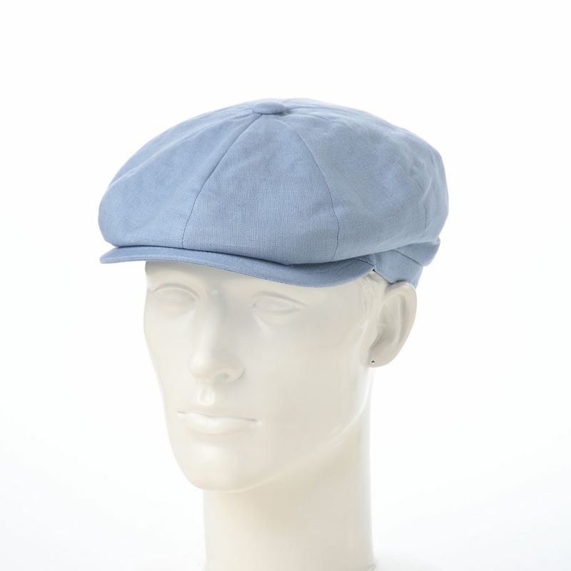 ボルサリーノのキャスケット Hunting Cesare Linen（ハンチング チェーザレ リネン） B15120 ブルー