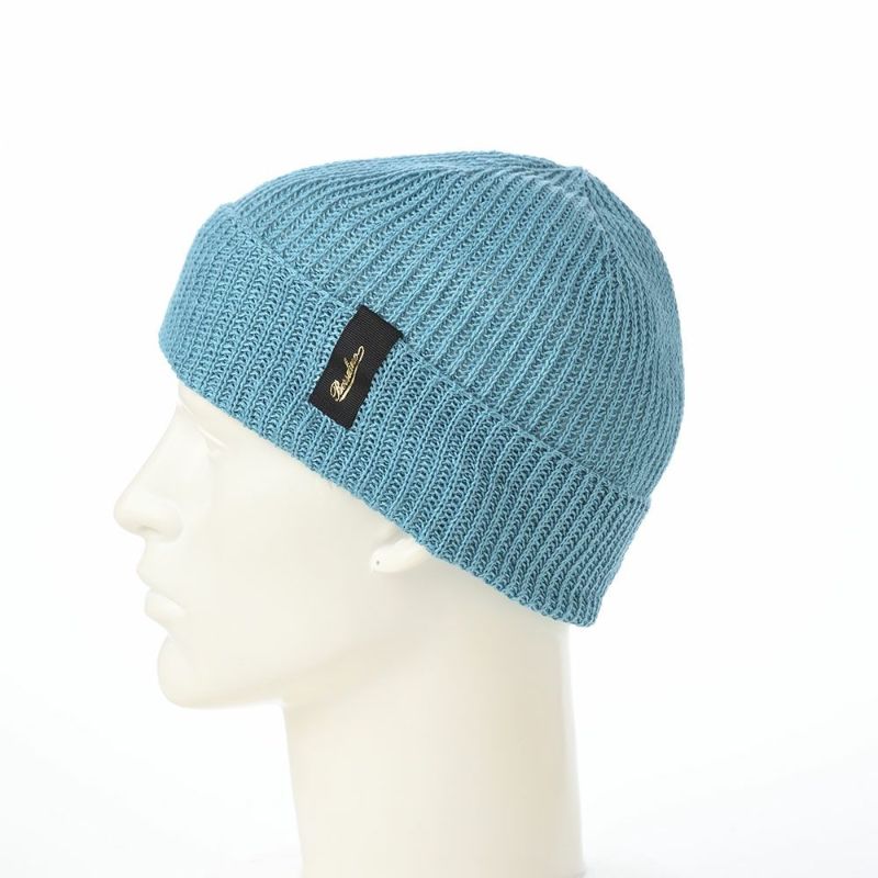 ボルサリーノのニット帽 Ren Linen Beanie（レン リネン ビーニー） 130391 ターコイズ