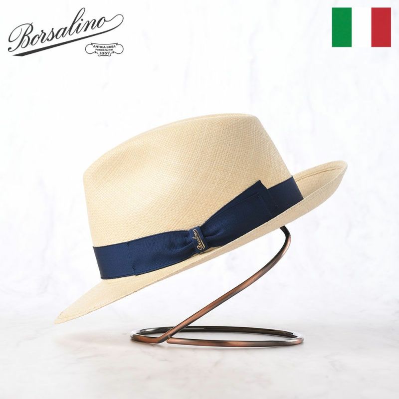 ボルサリーノのパナマハット Panama Quito（パナマキート） 140228 ブルーリボン