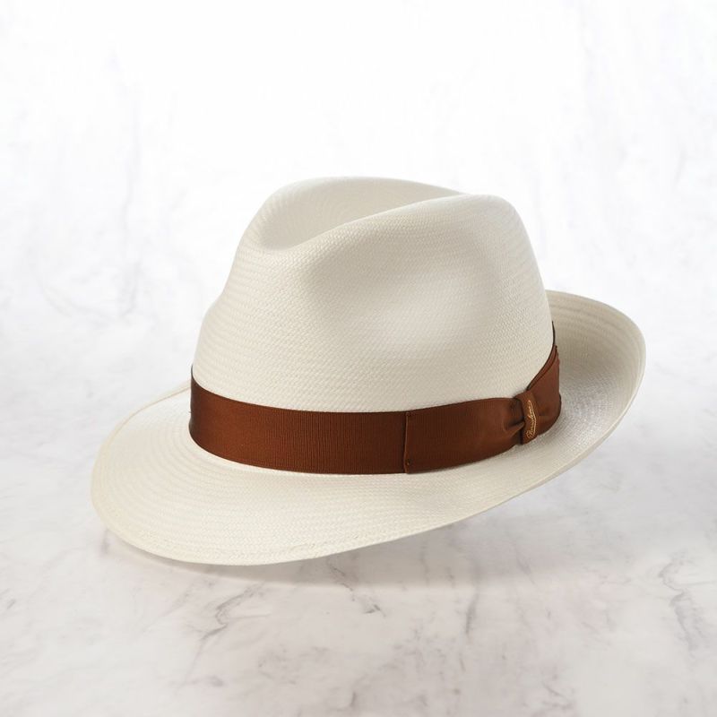 ボルサリーノのパナマハット Panama Fine（パナマファイン） 140338 ブラウンリボン