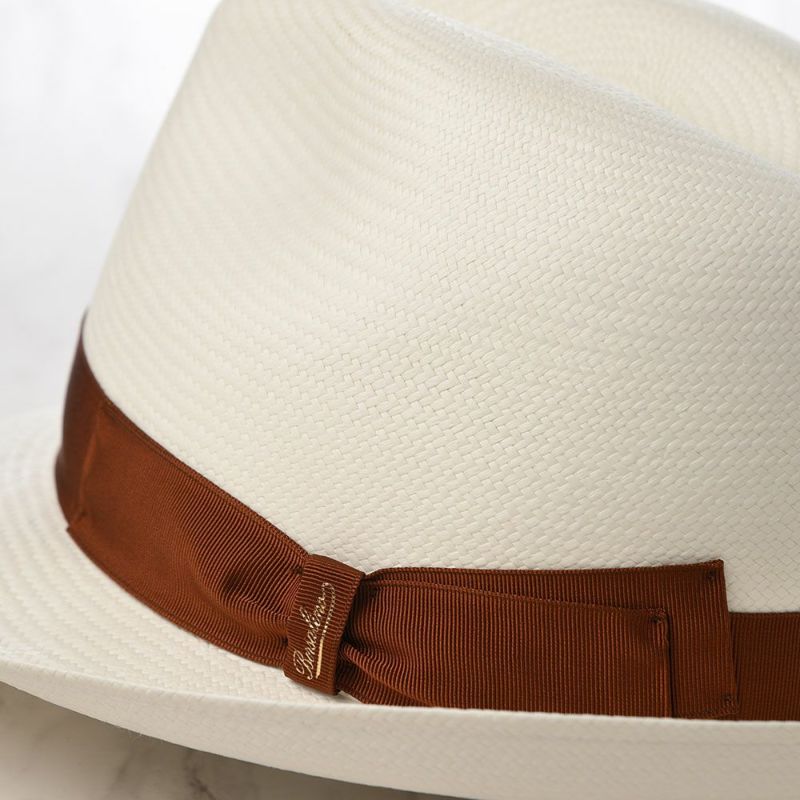 ボルサリーノのパナマハット Panama Fine（パナマファイン） 140338 ブラウンリボン