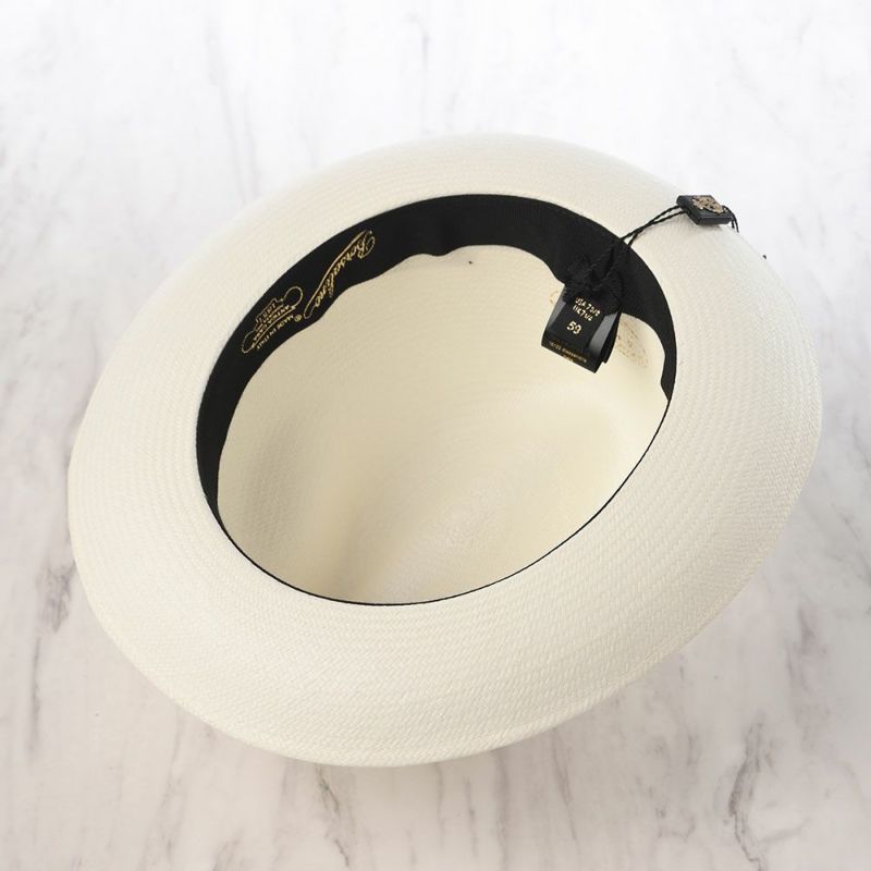 ボルサリーノのパナマハット Panama Fine（パナマファイン） 140338 ブラウンリボン