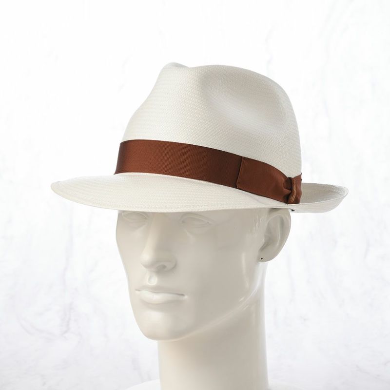 ボルサリーノのパナマハット Panama Fine（パナマファイン） 140338 ブラウンリボン