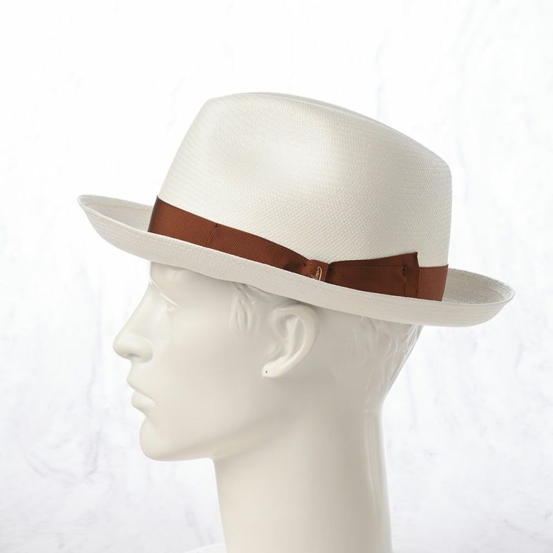 ボルサリーノのパナマハット Panama Fine（パナマファイン） 140338 ブラウンリボン